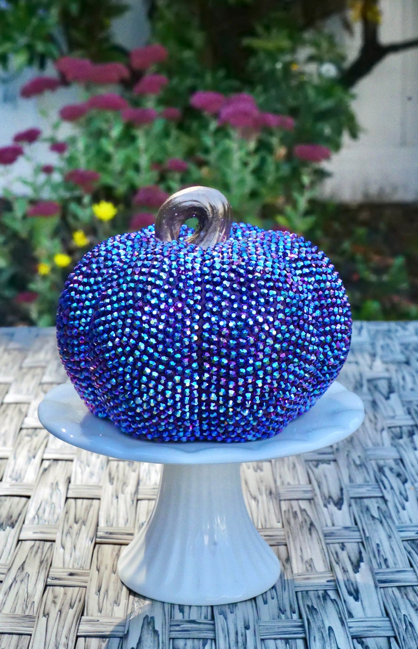 Glimmering Harvest Pumpkin- 4 Inches