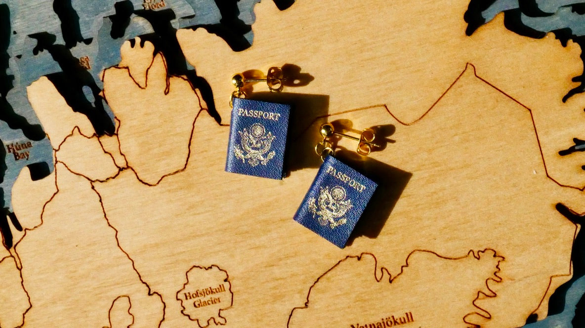 Passport Earrings – Travel-Inspired Statement Jewelry