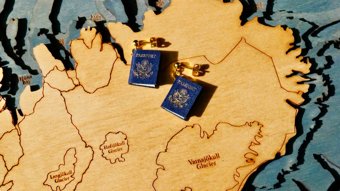 Passport Earrings – Travel-Inspired Statement Jewelry
