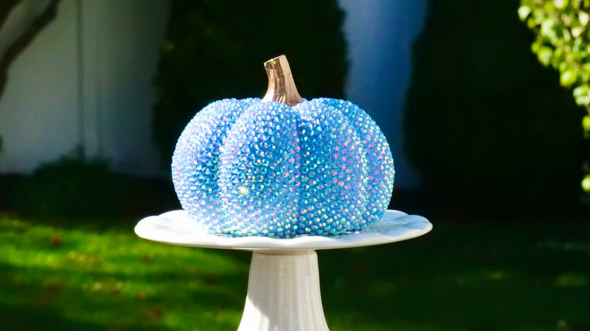 Glimmering Harvest Pumpkin- 3.5 Inches