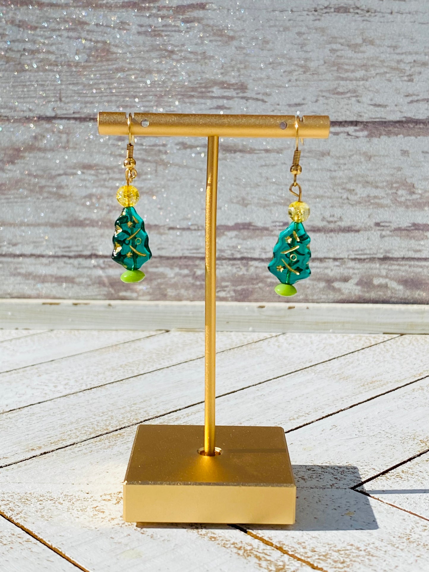 Mini Christmas Tree Earrings