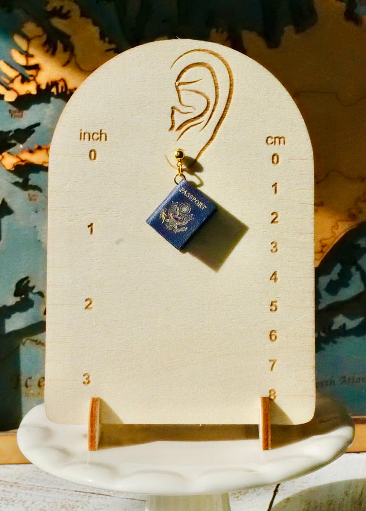 Passport Earrings – Travel-Inspired Statement Jewelry
