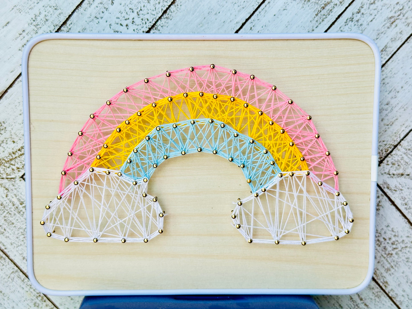 Rainbow Thread Art