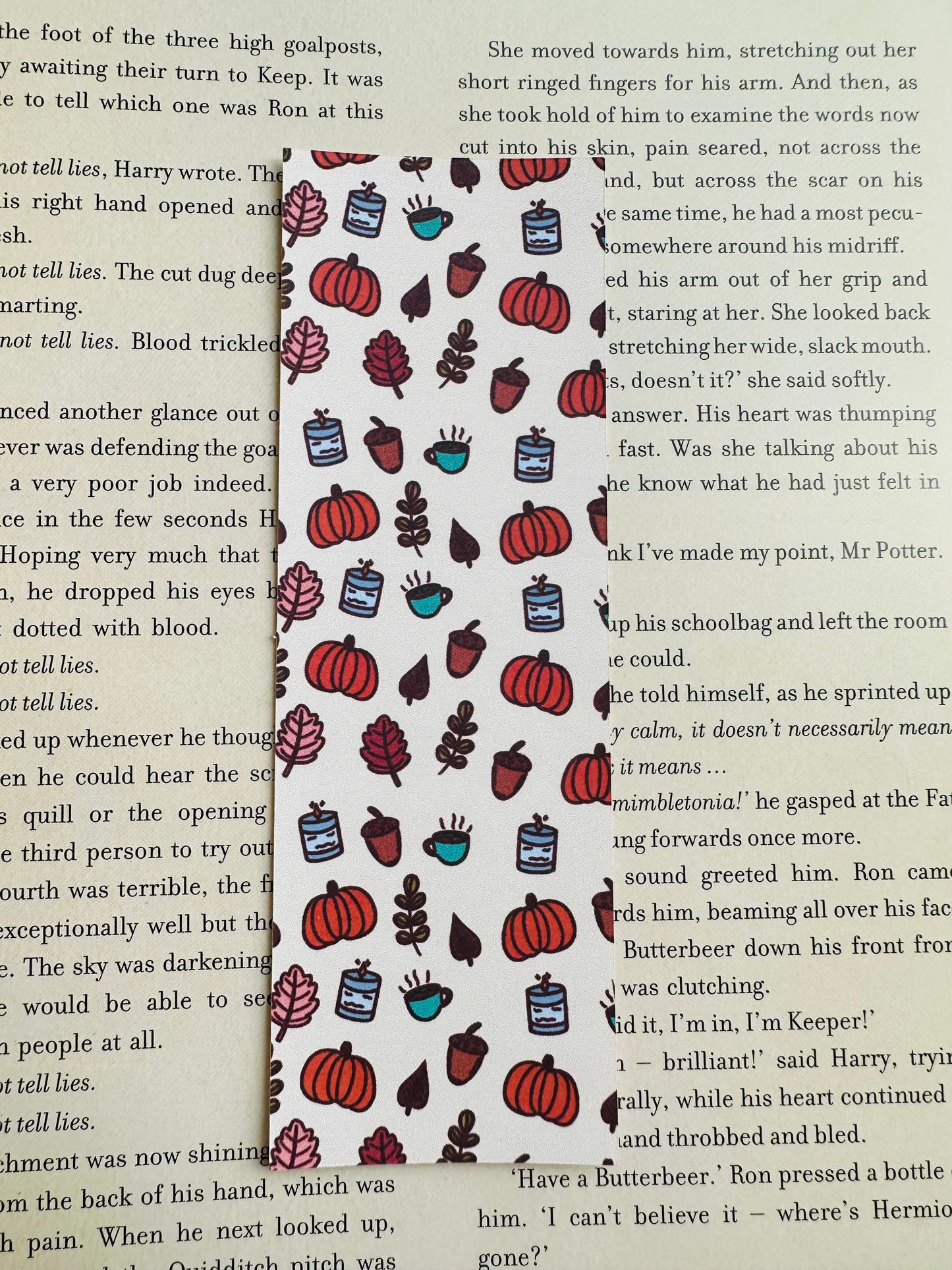 Fall Florals Bookmarks