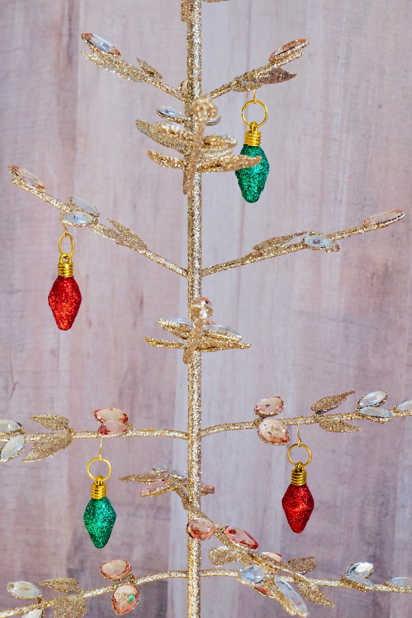 Large Holiday Bulb Earrings