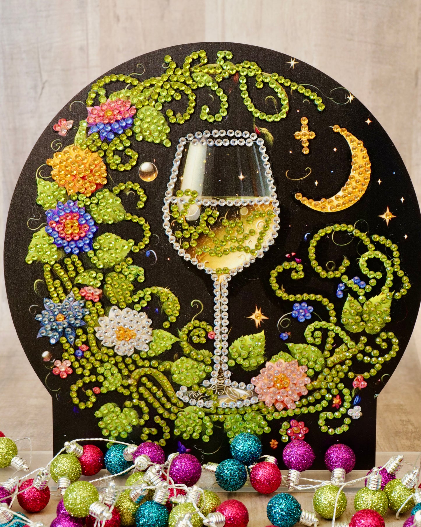 Celestial Wine Glass Tabletop Decoration