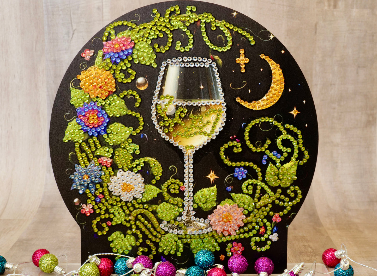 Celestial Wine Glass Tabletop Decoration