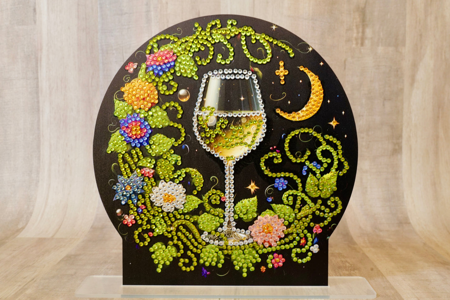 Celestial Wine Glass Tabletop Decoration