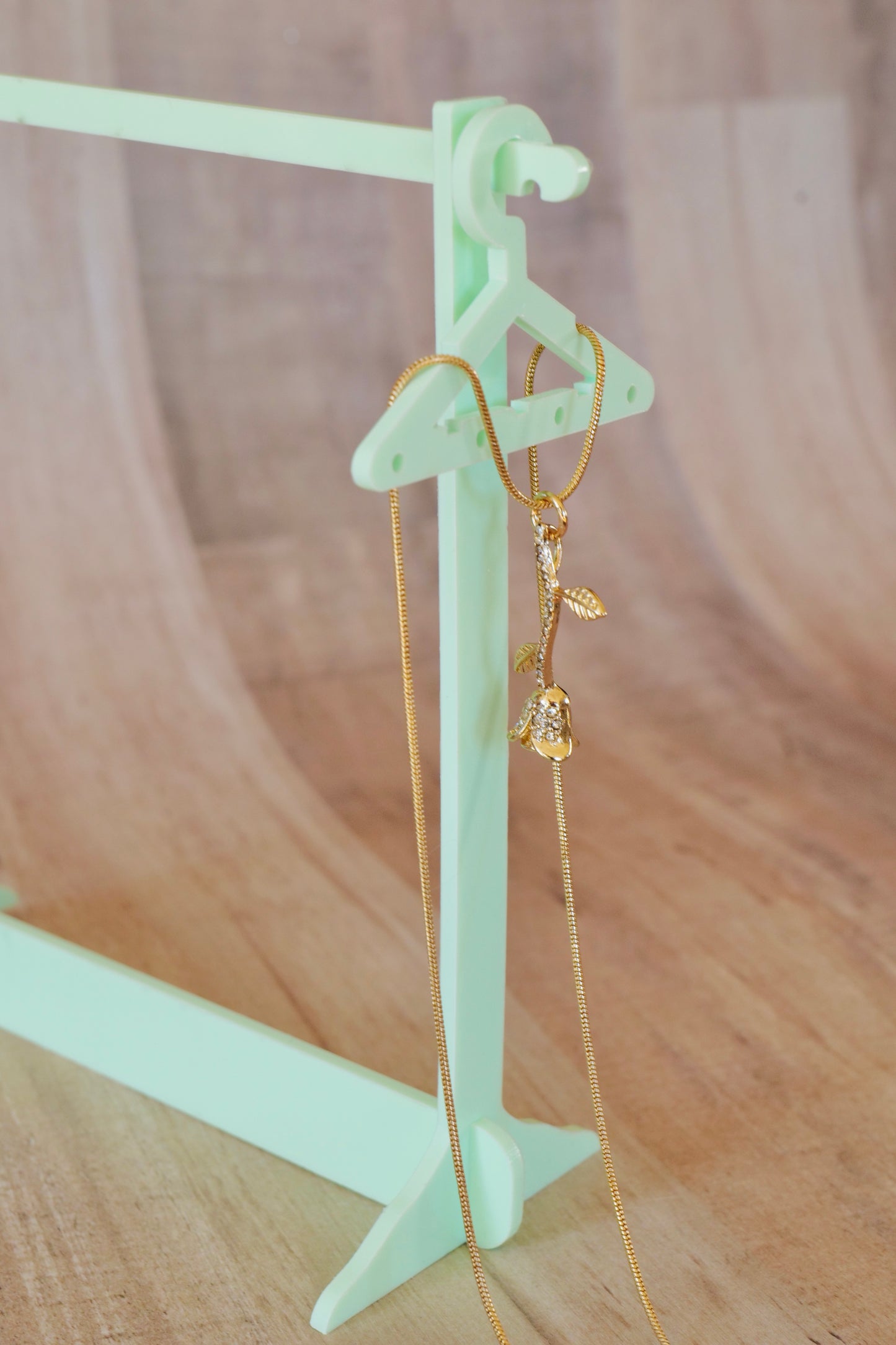Golden Rose Necklace