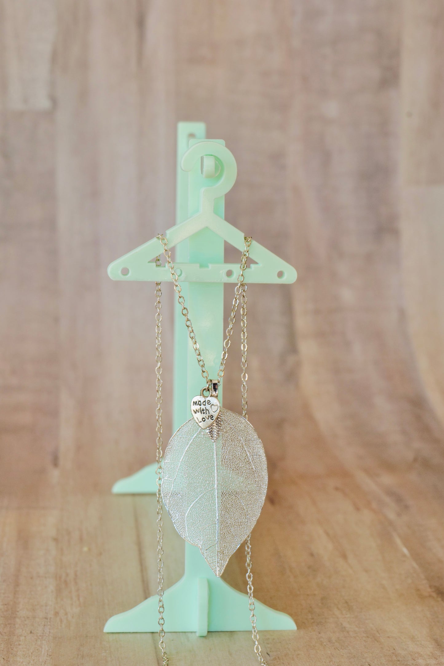 Silver Leaf Necklace