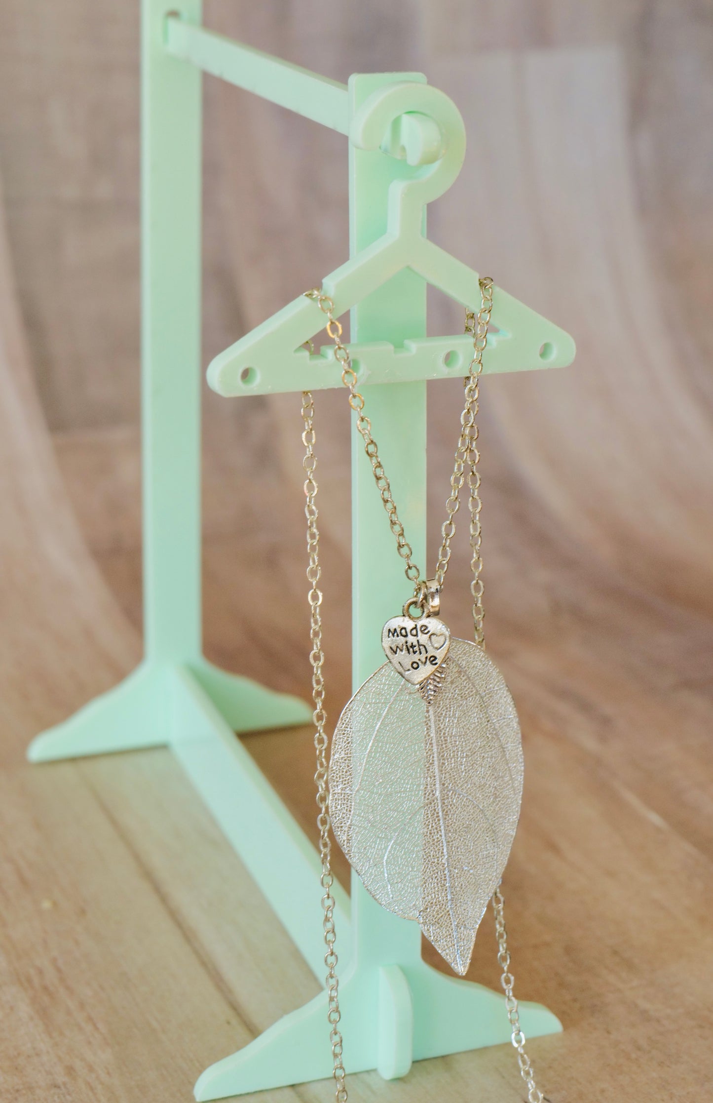 Silver Leaf Necklace