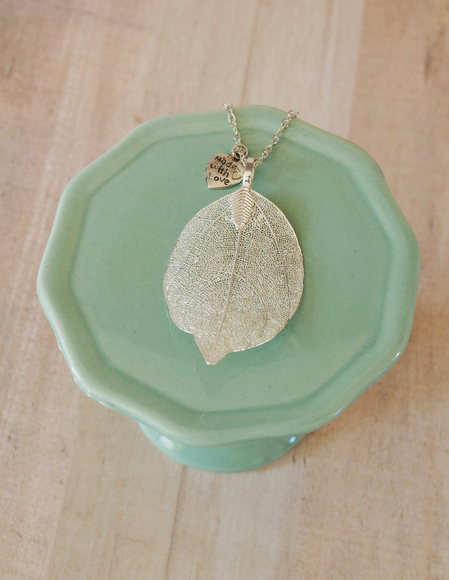 Silver Leaf Necklace