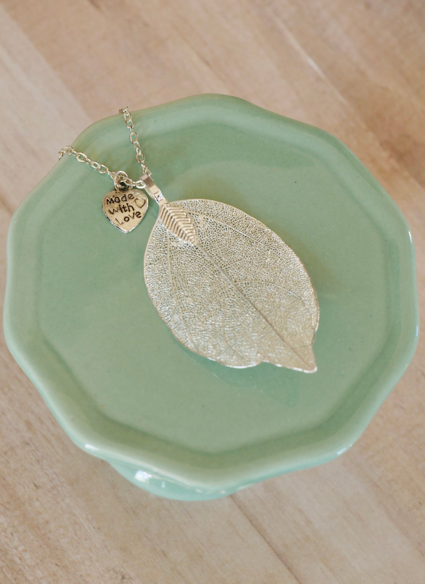 Silver Leaf Necklace