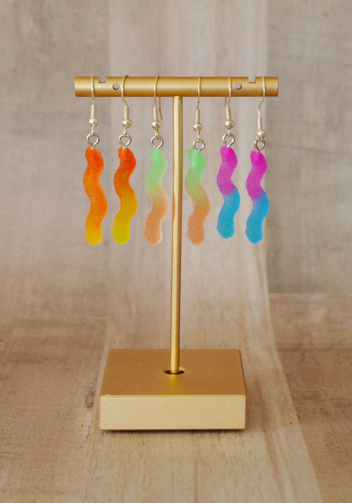 Gummy Worm Earrings