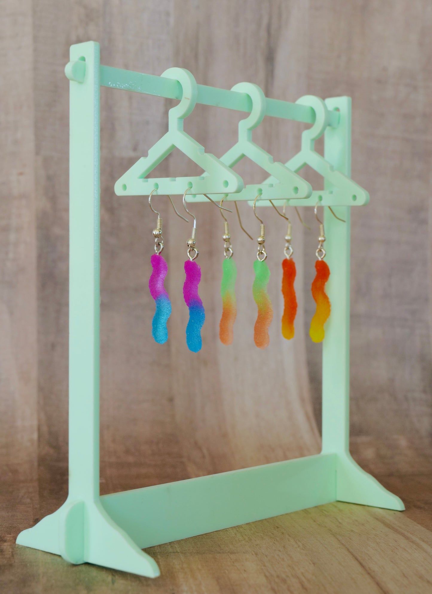 Gummy Worm Earrings