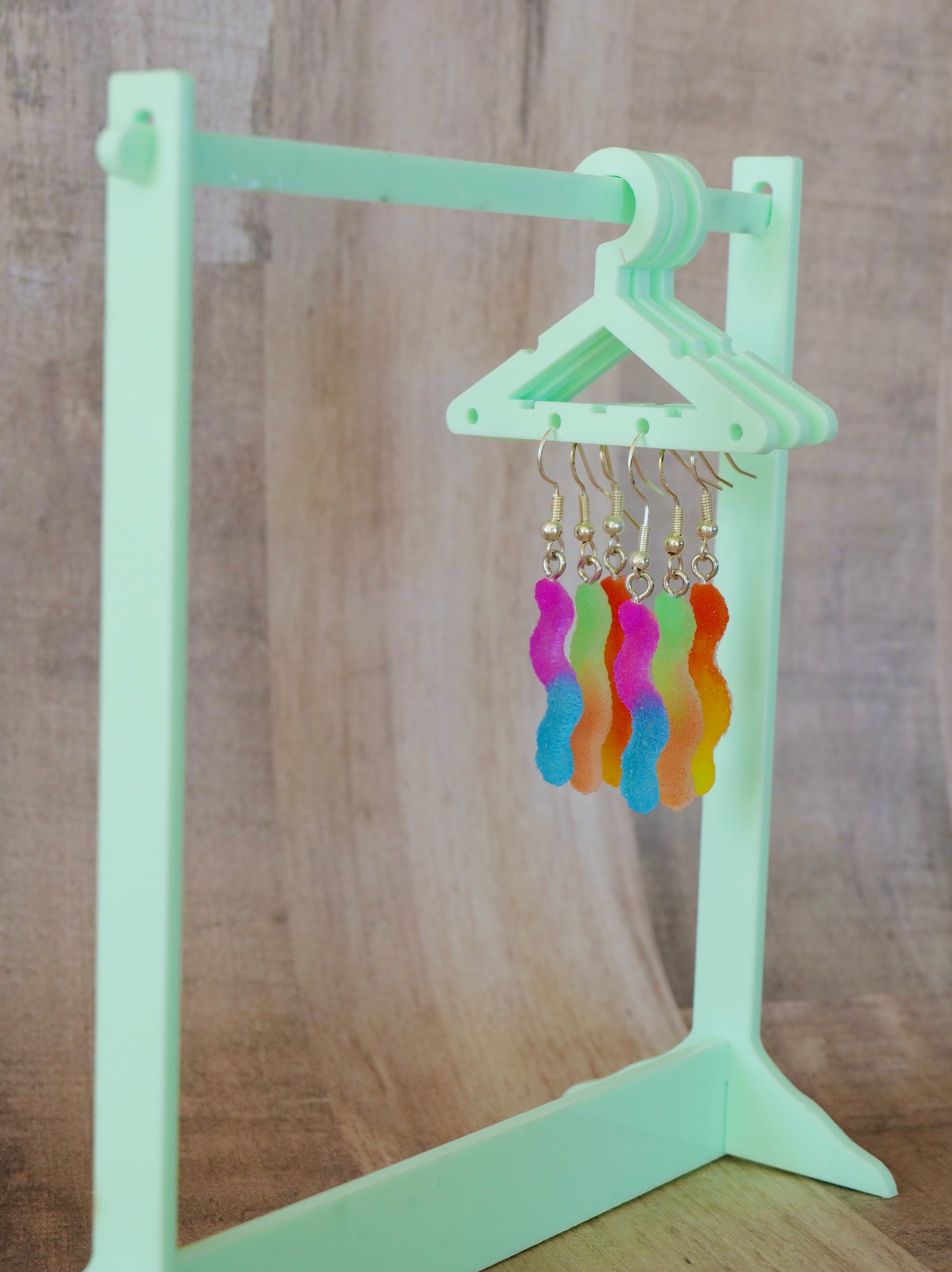 Gummy Worm Earrings