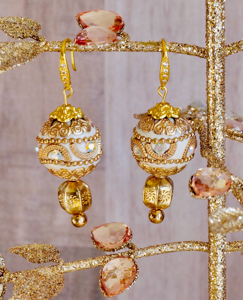 Bejeweled Ornament Earrings