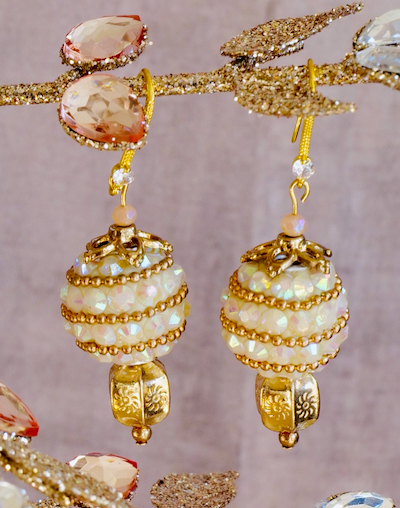 Bejeweled Ornament Earrings