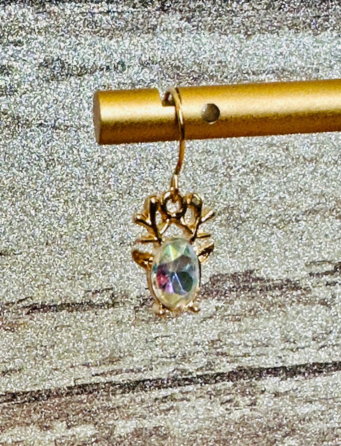 Golden Antler Earrings