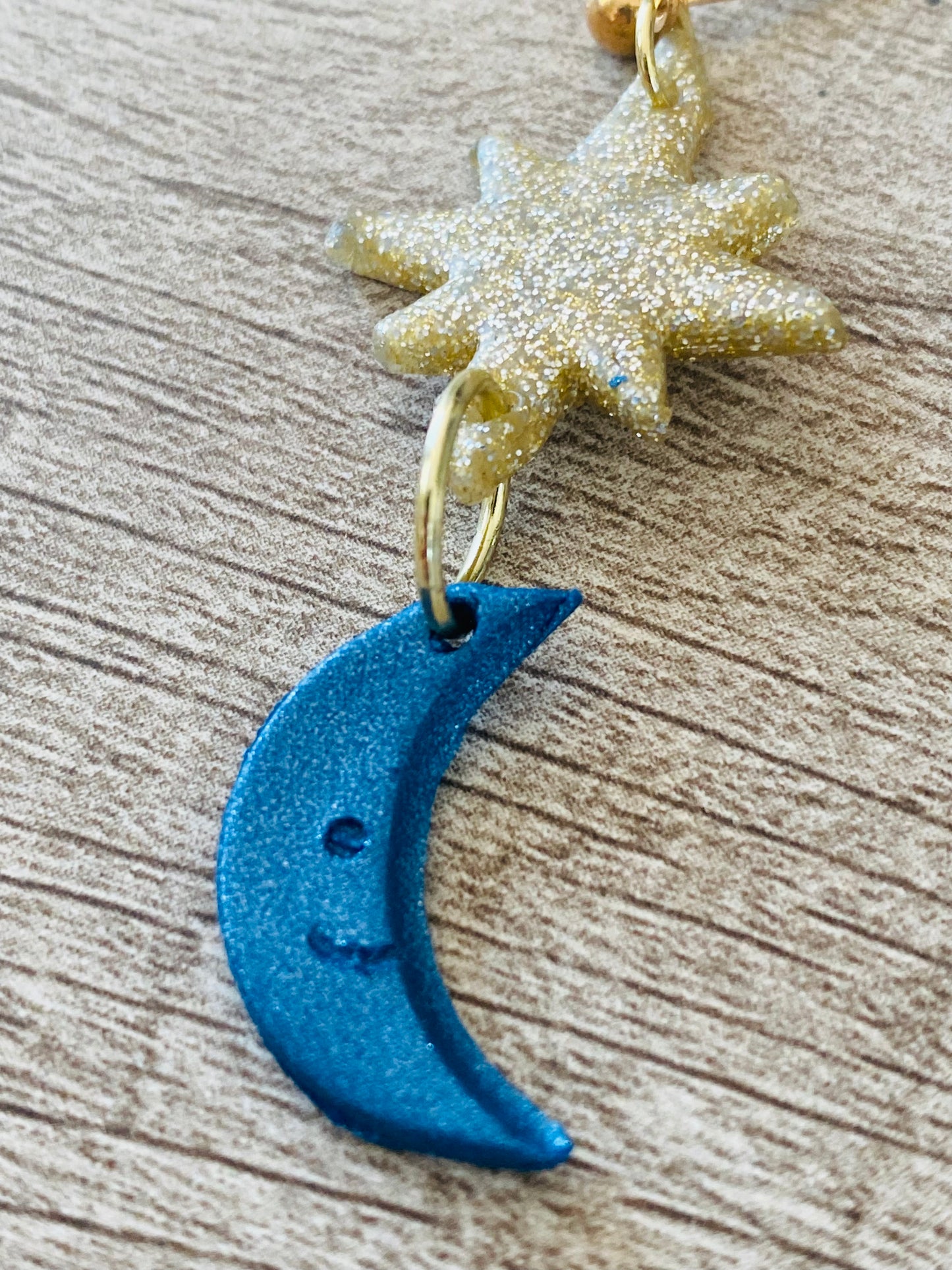 Crescent Moon Midnight Earrings
