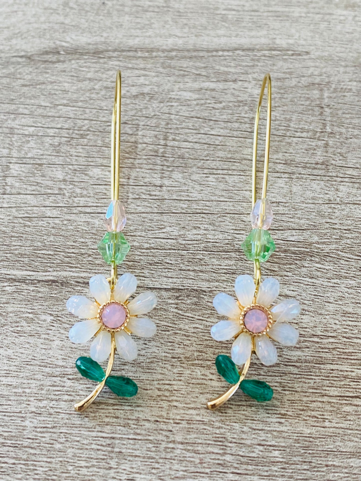 Daisy Hoop Earrings