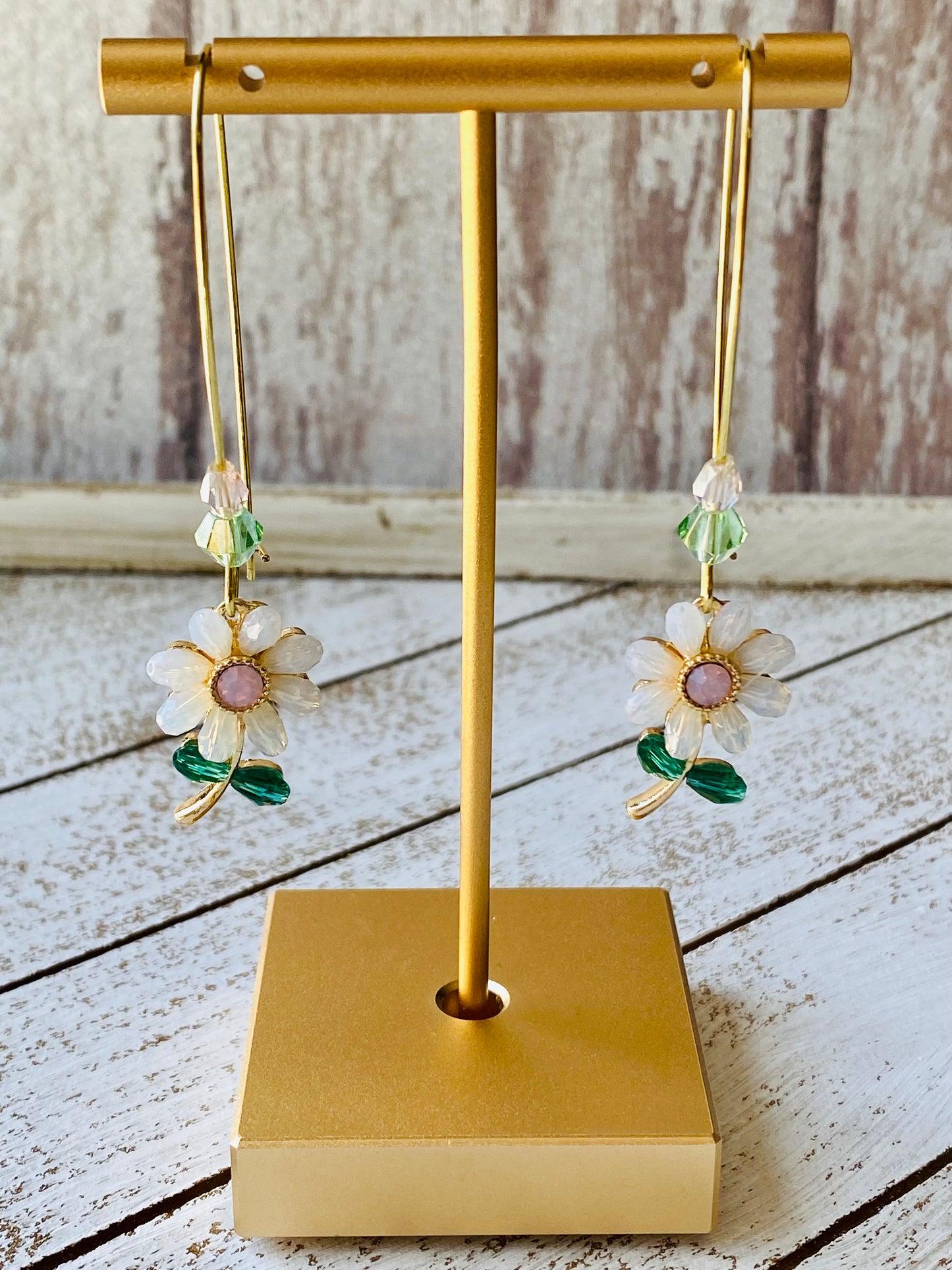 Daisy Hoop Earrings
