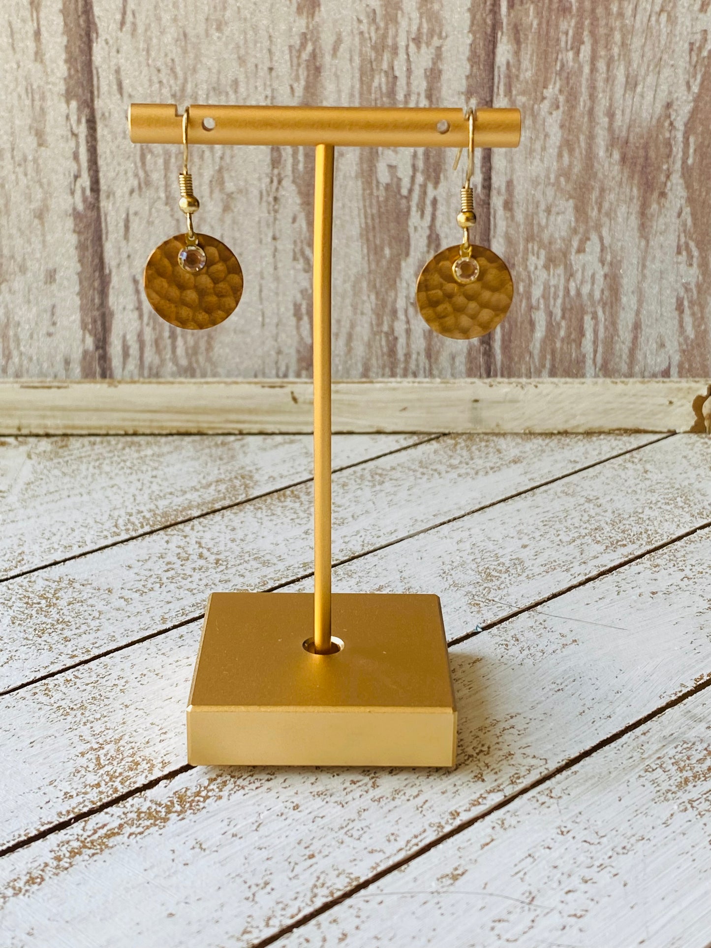 Pressed Gold Earrings