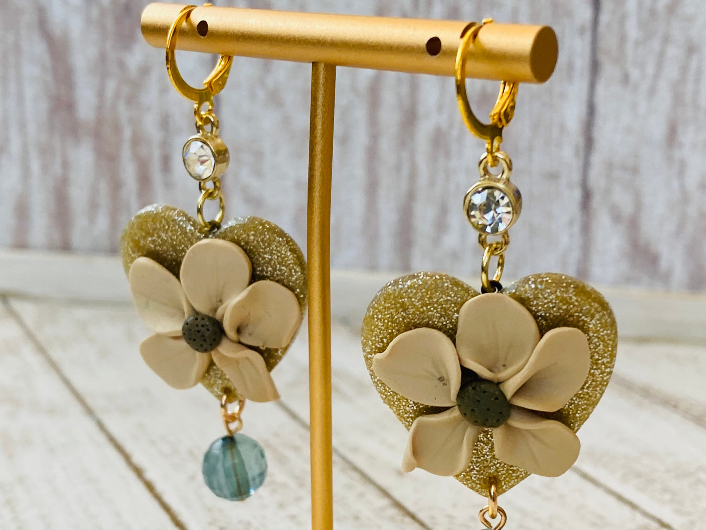 Golden Daisy Earrings
