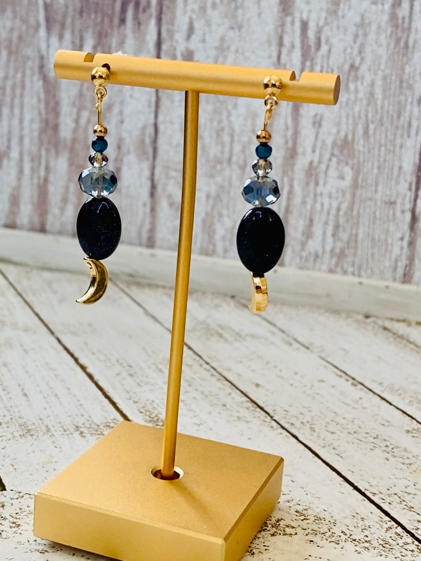 Midnight Moon Earrings