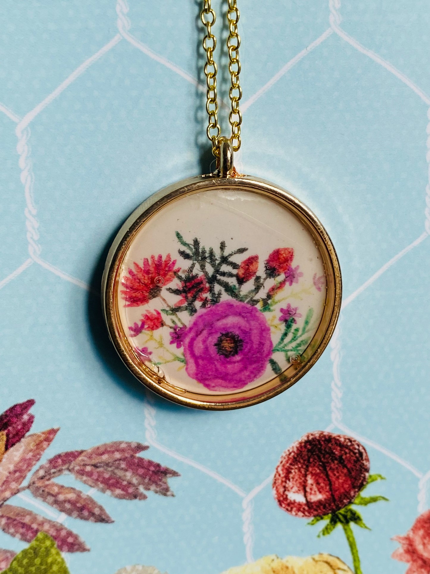 Floral Bunch Necklace