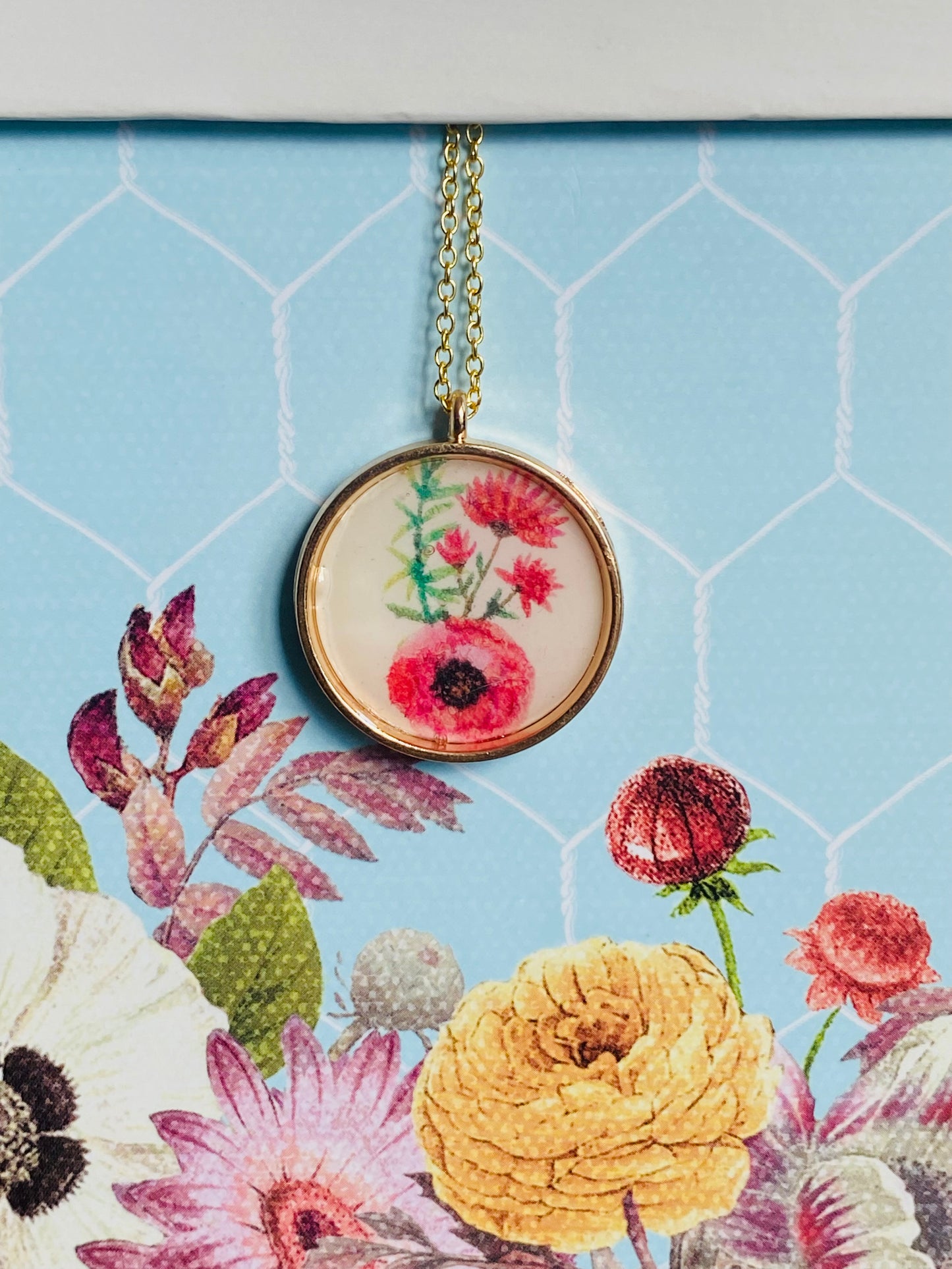 Floral Bunch Necklace