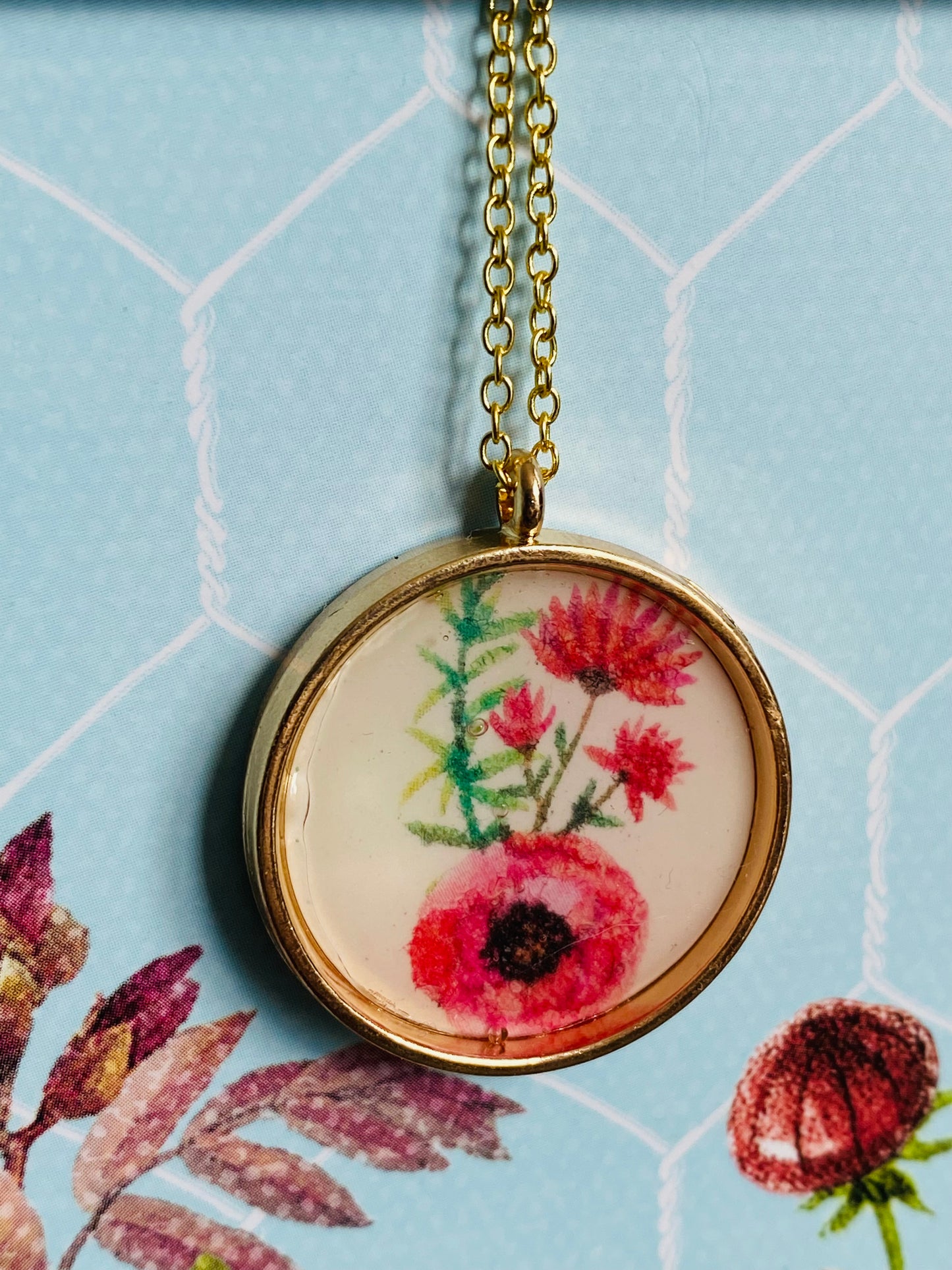 Floral Bunch Necklace