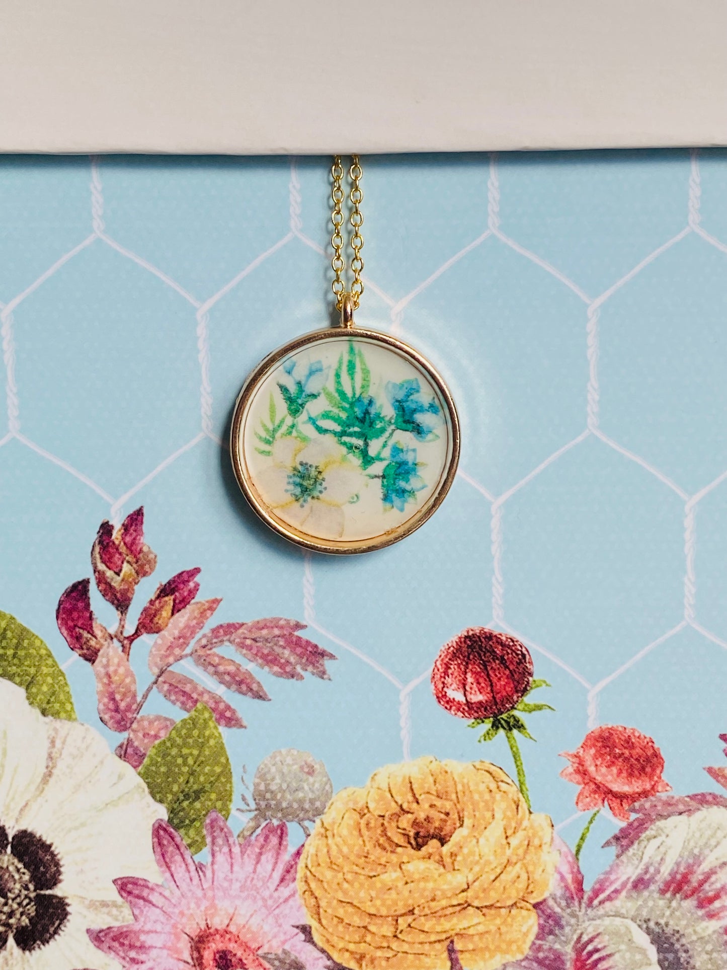 Floral Bunch Necklace