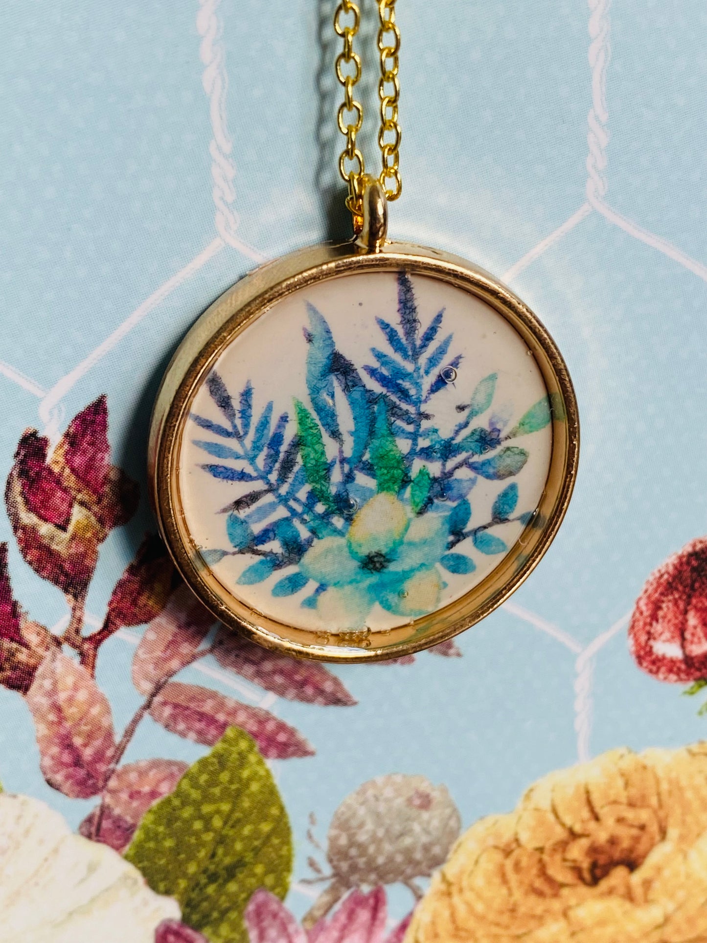 Floral Bunch Necklace