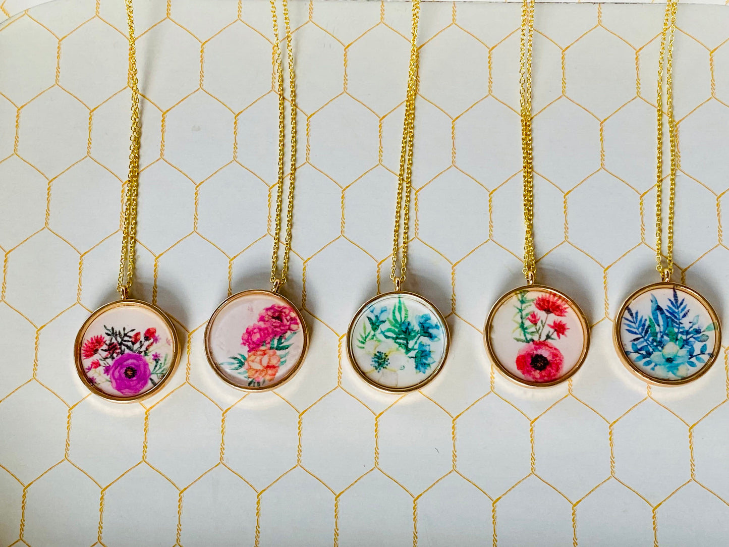 Floral Bunch Necklace