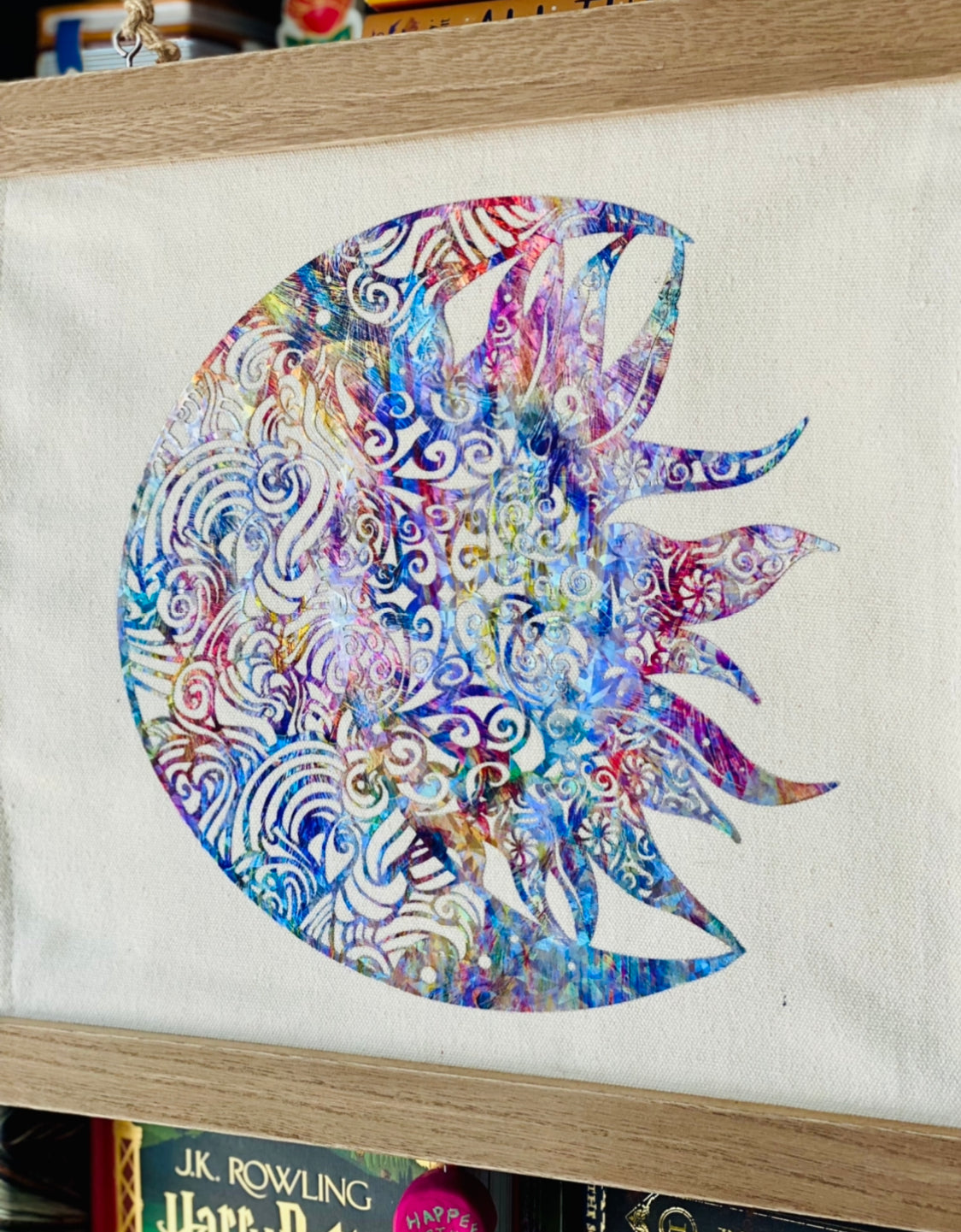 Celestial Rainbow Holographic Wall Hanging