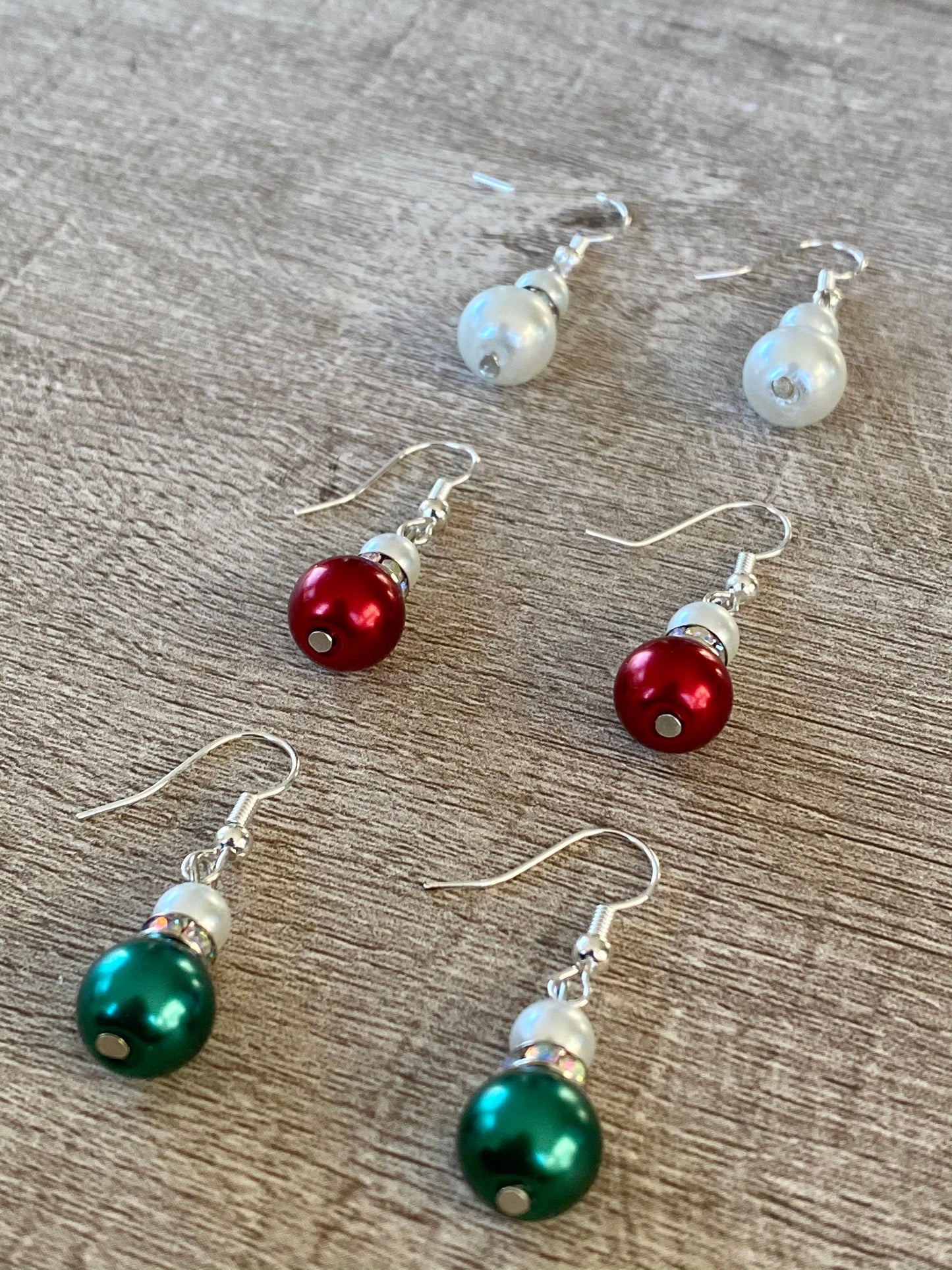 Christmas Ball Drop Earrings