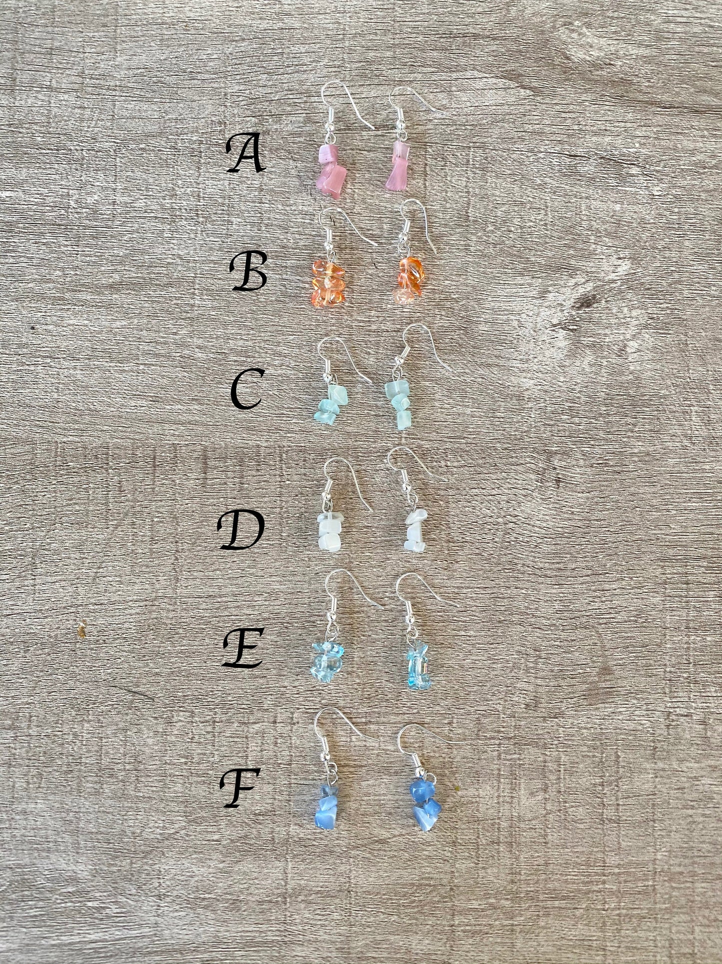 Glass Cluster Earrings