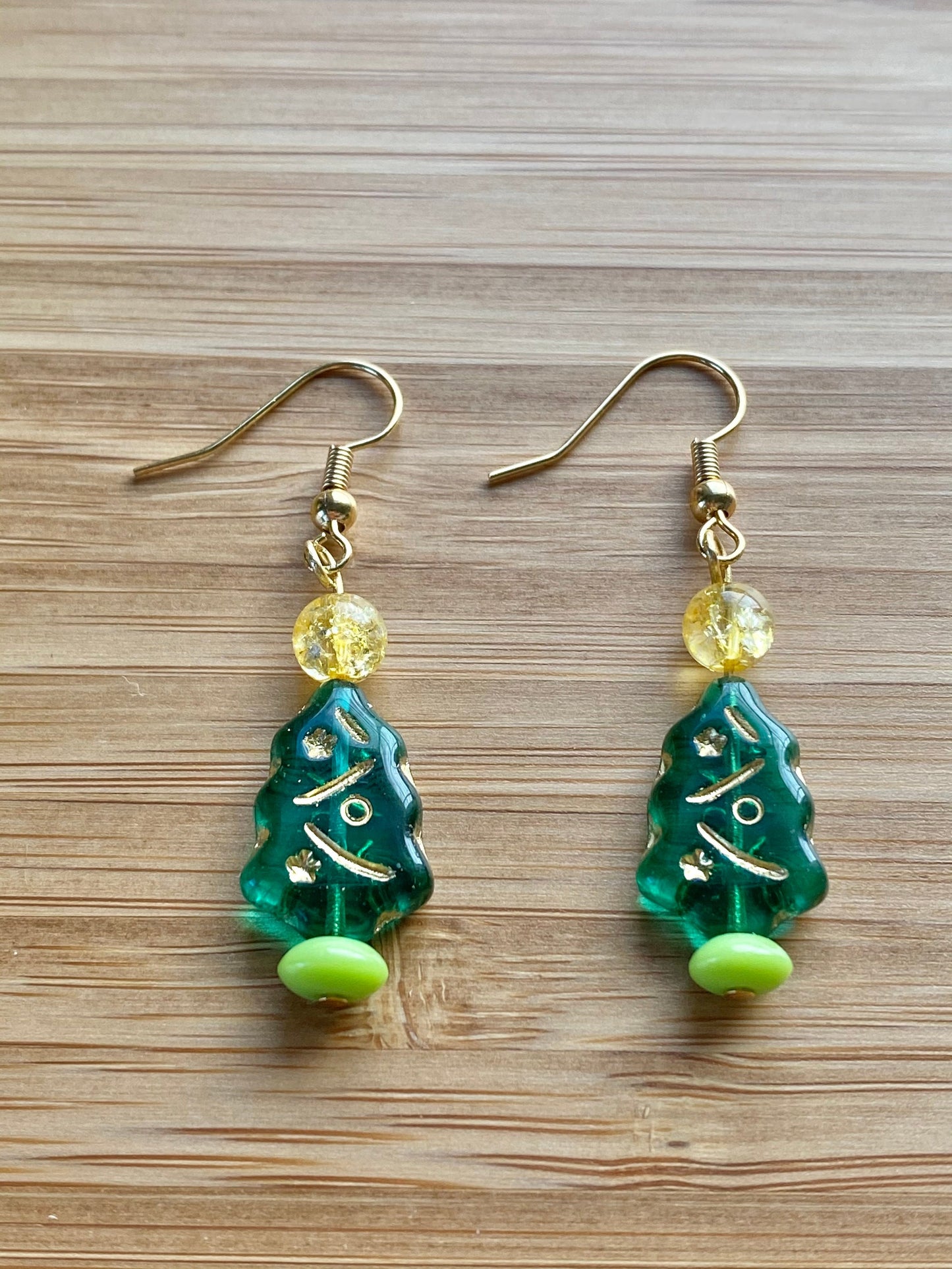 Mini Christmas Tree Earrings