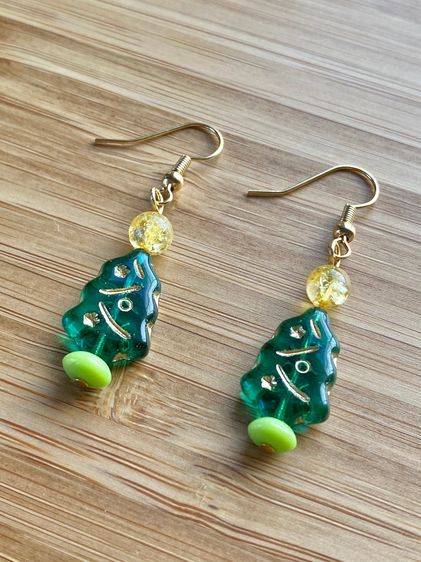 Mini Christmas Tree Earrings