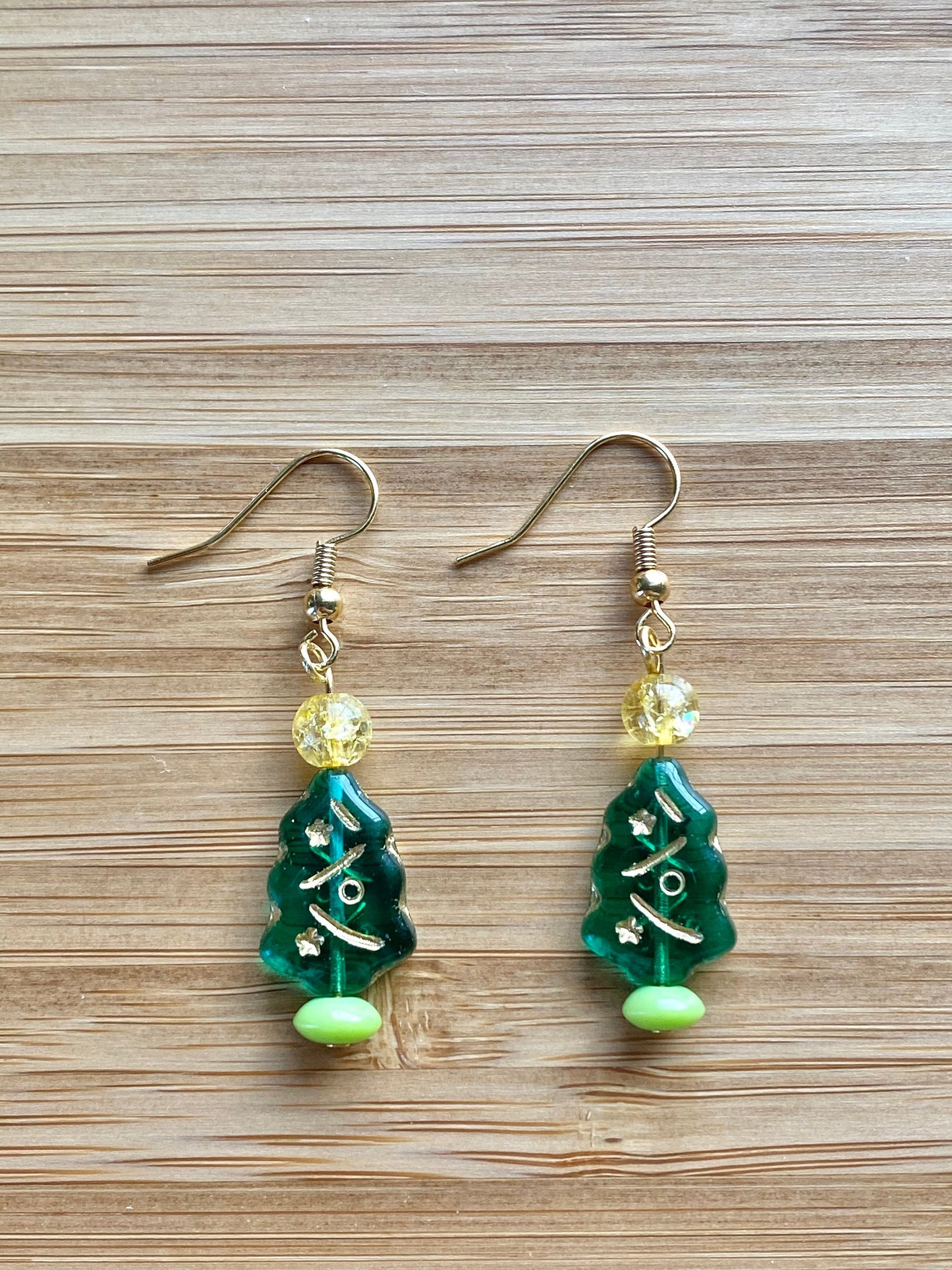 Mini Christmas Tree Earrings