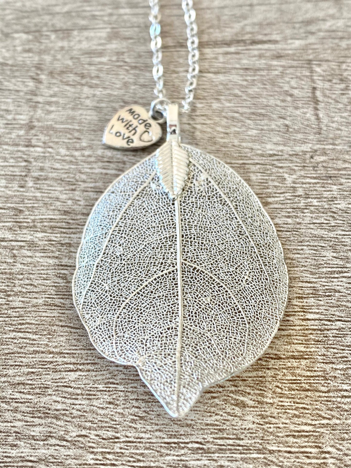 Silver Leaf Necklace