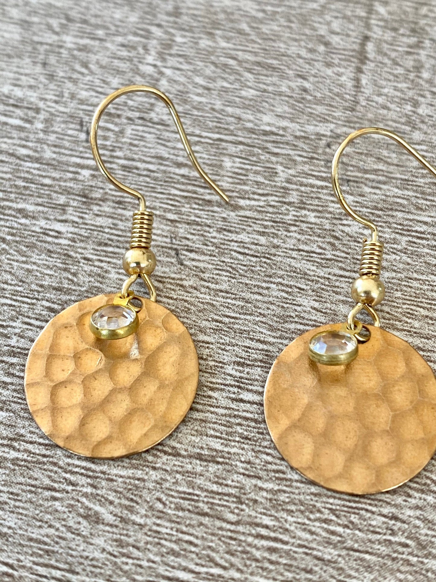 Pressed Gold Earrings