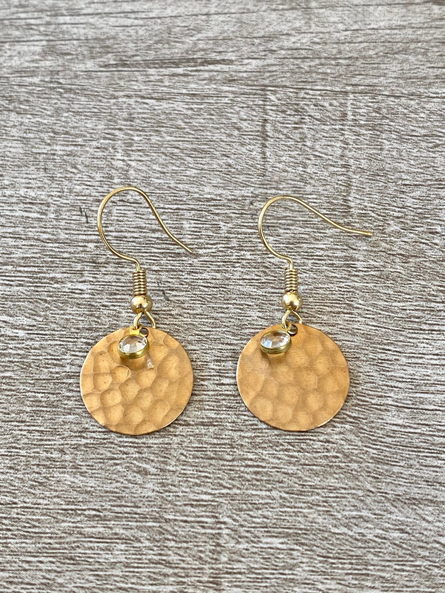 Pressed Gold Earrings