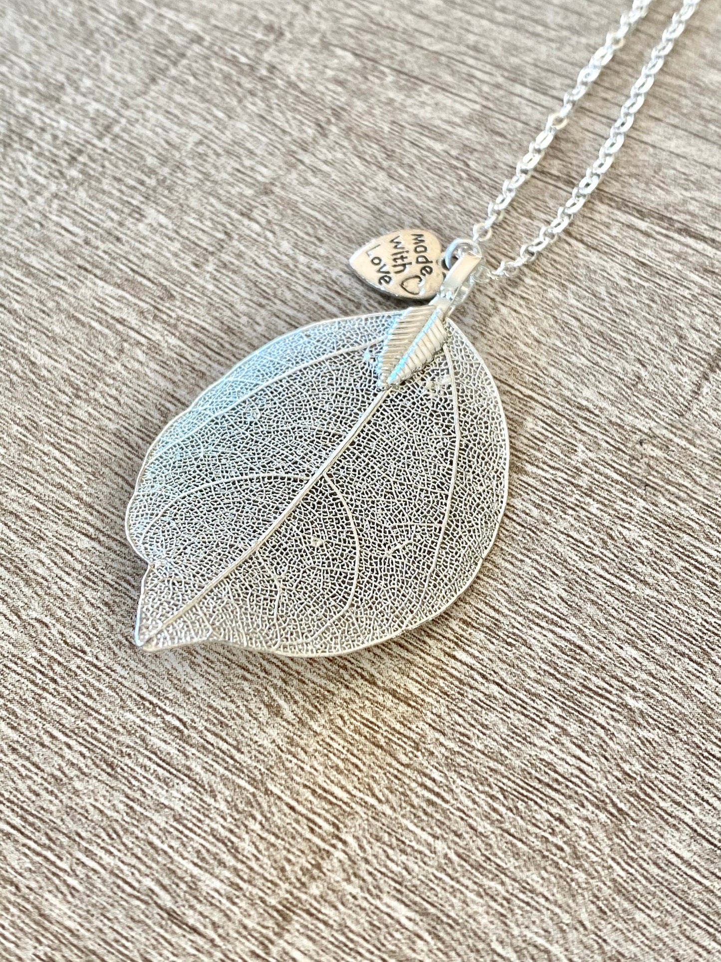 Silver Leaf Necklace