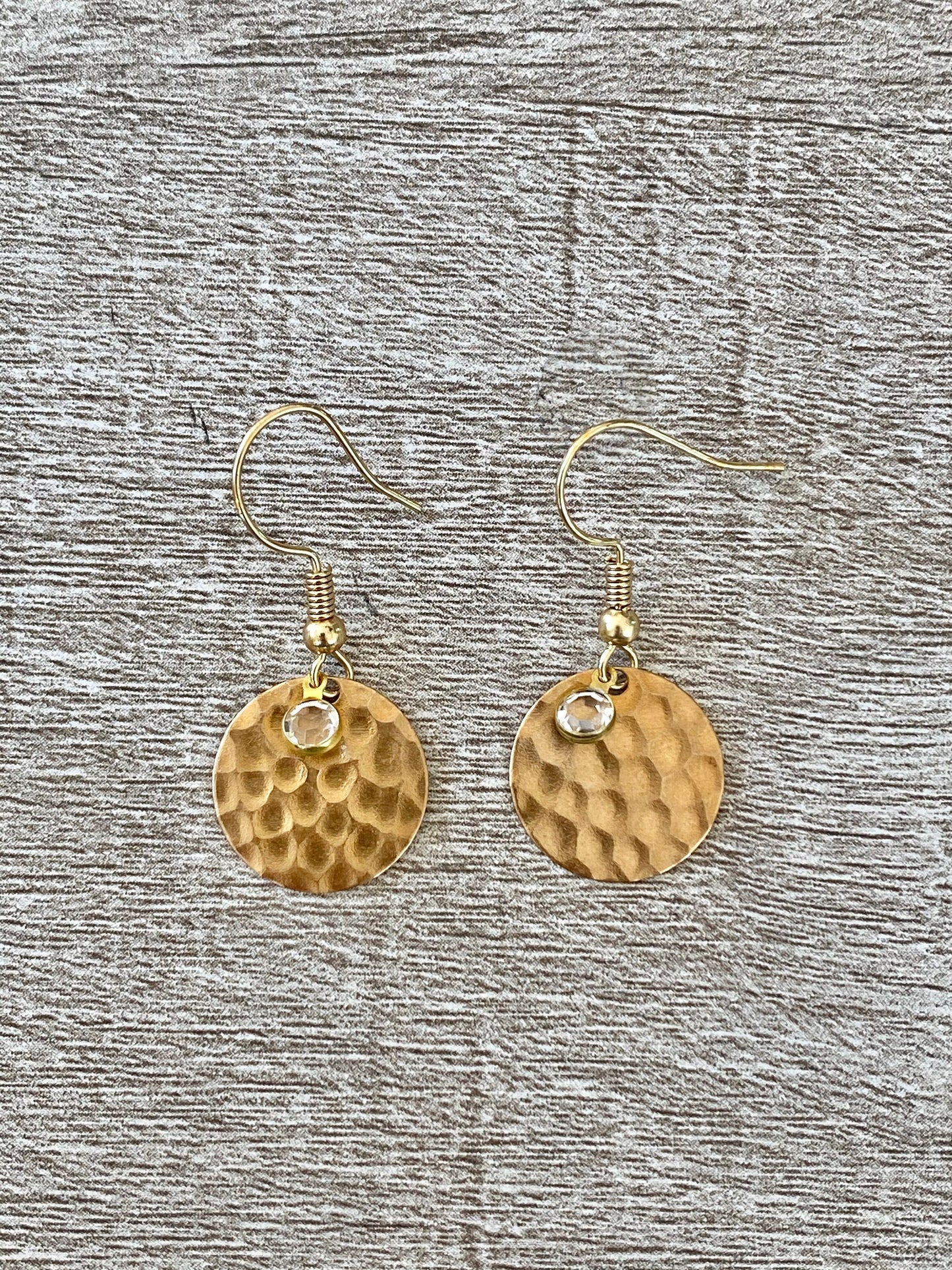 Pressed Gold Earrings