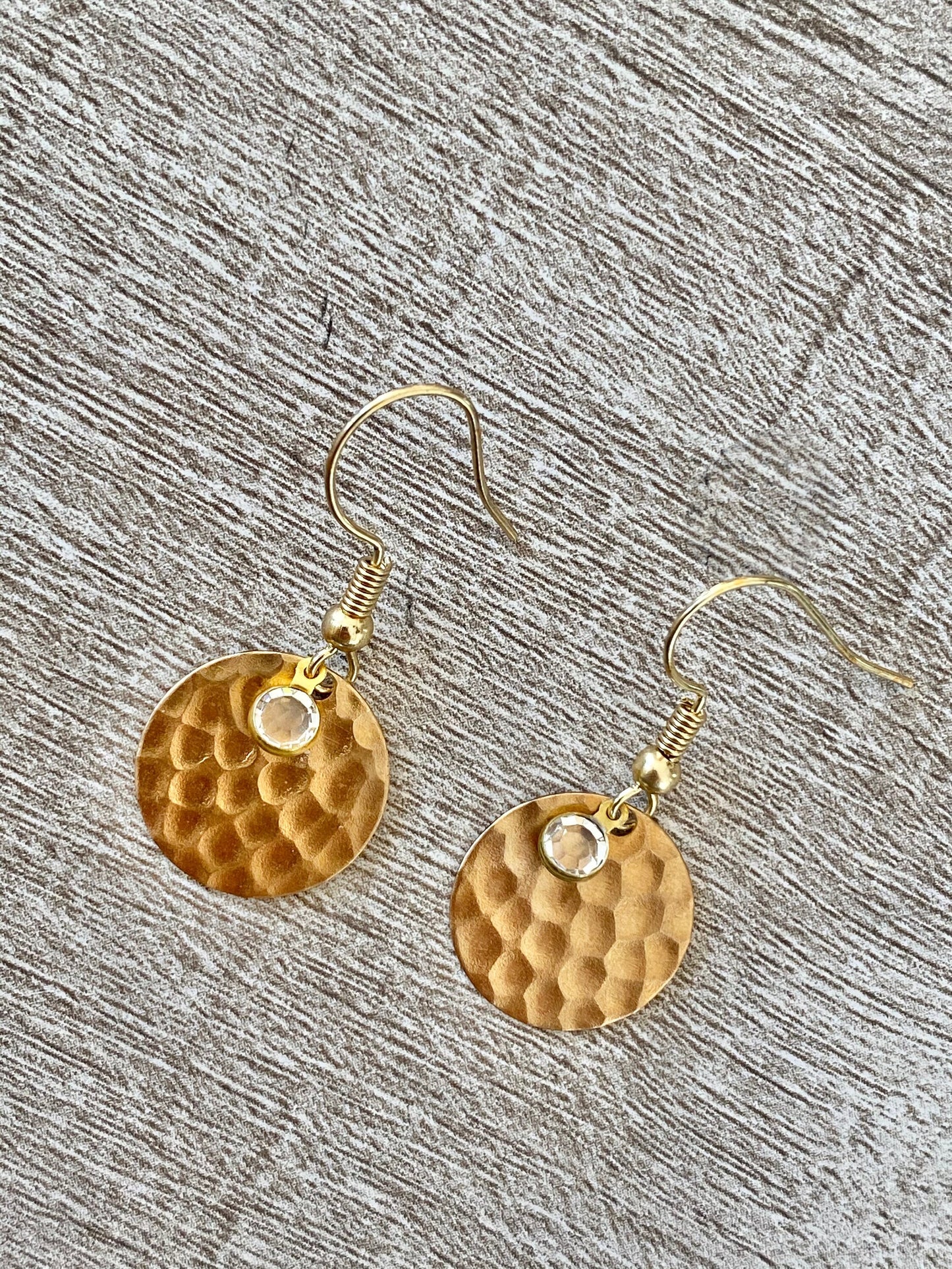Pressed Gold Earrings
