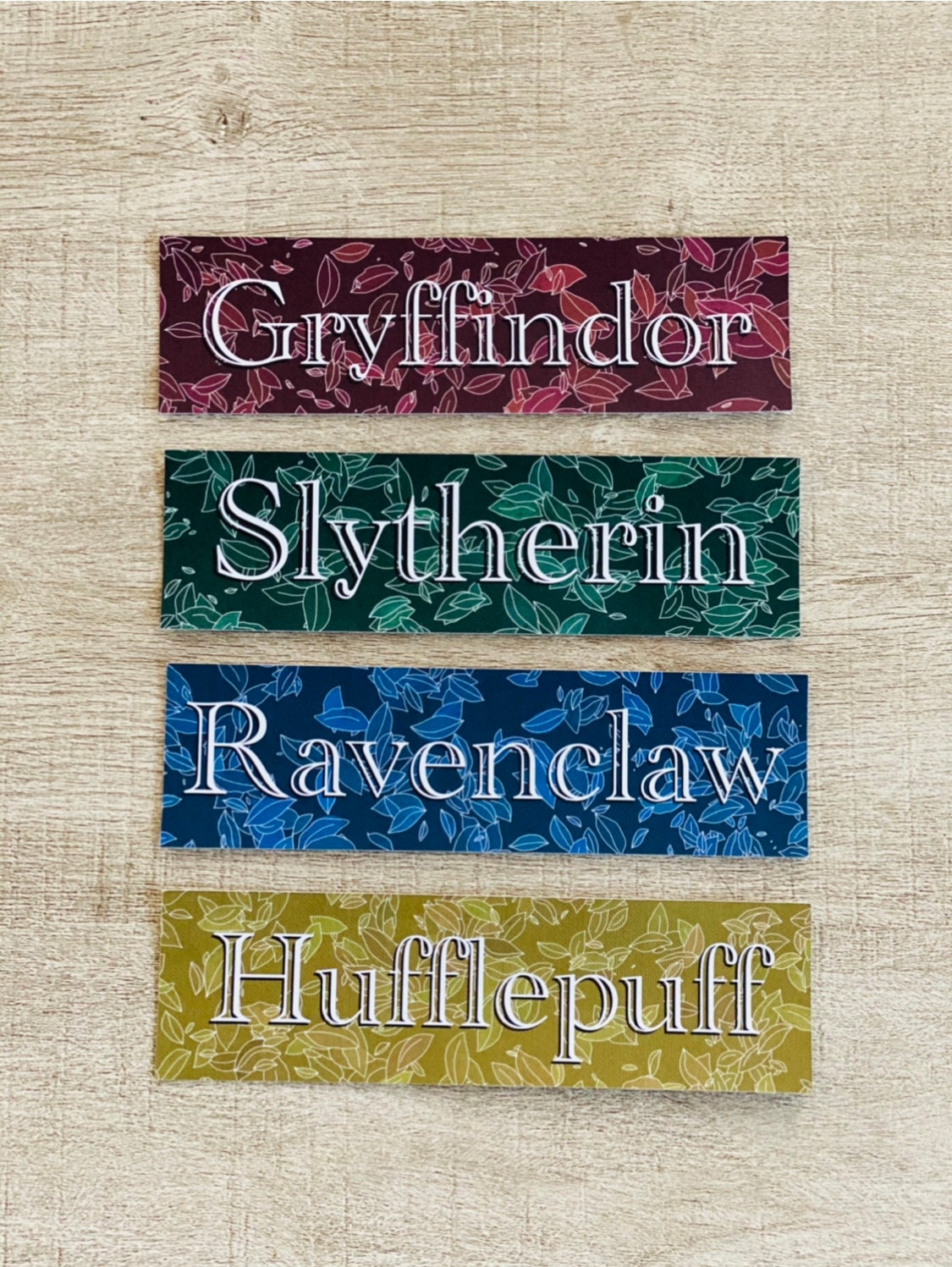 Wizarding House Bookmark Set of 4