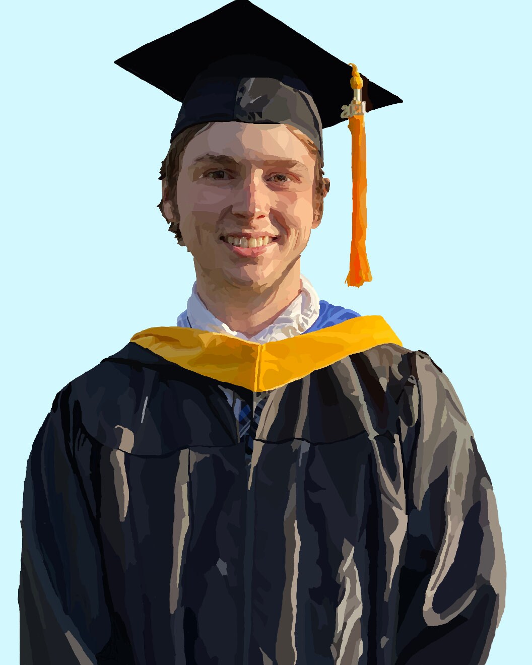 Custom Print of Digitally Drawn Portrait