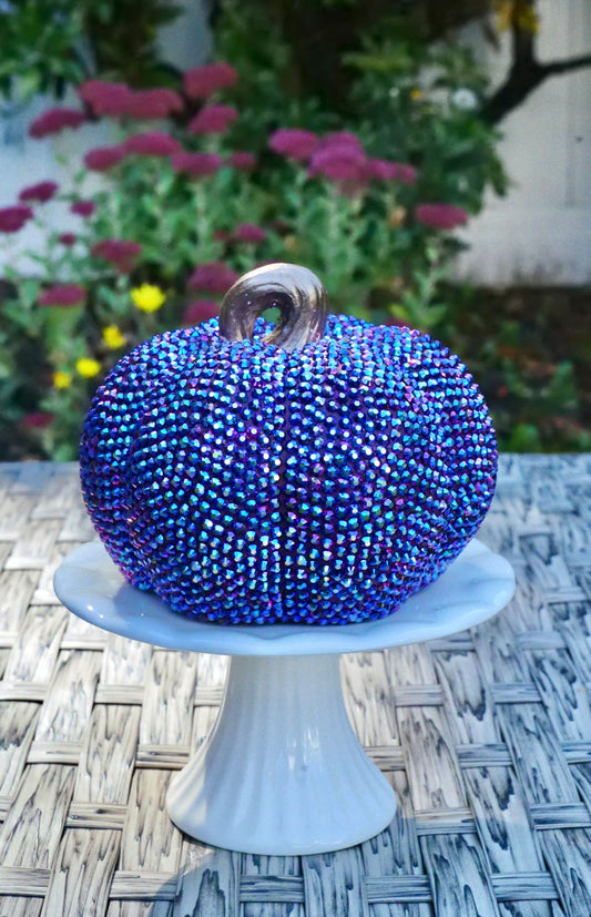 Glimmering Harvest Pumpkin- 4 Inches